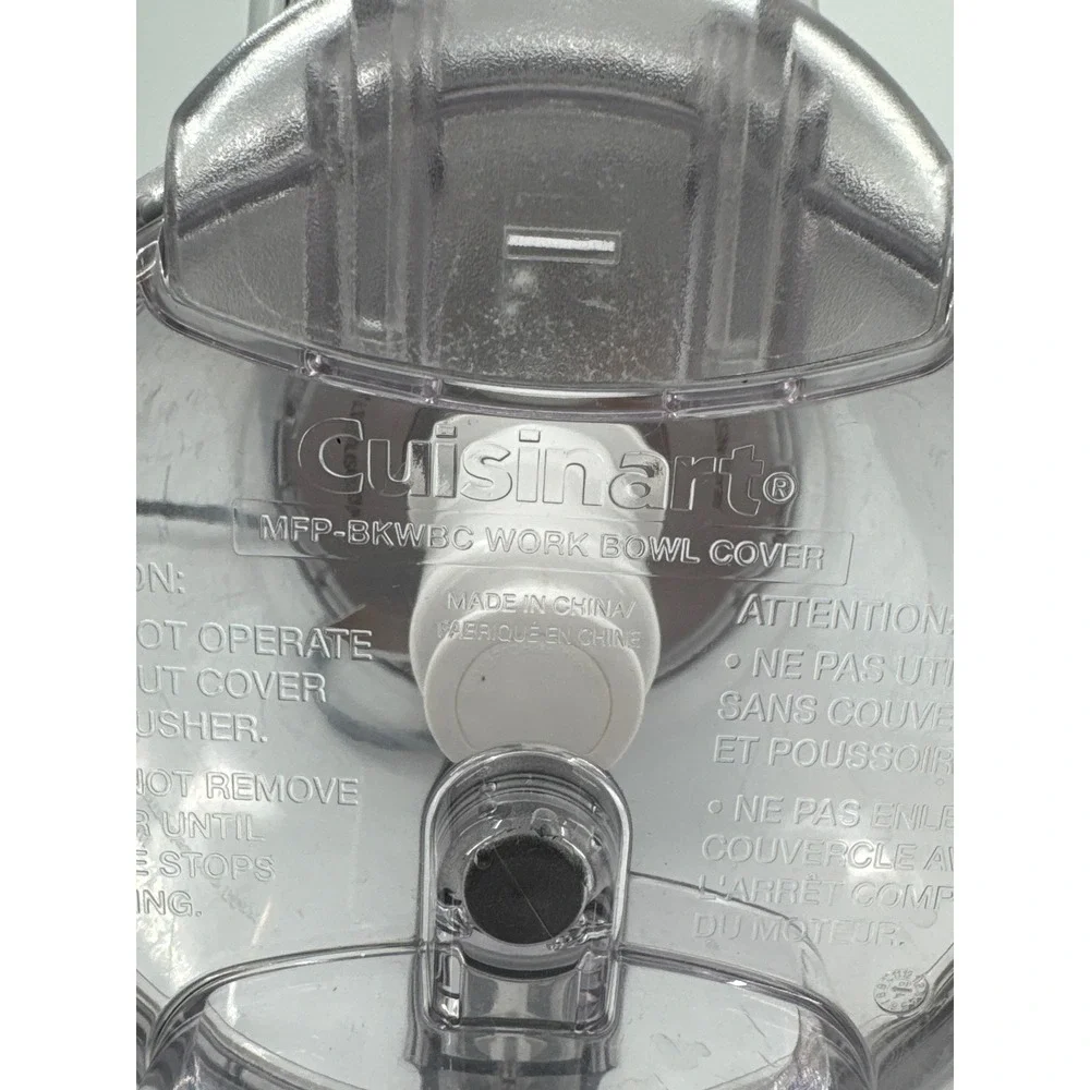 Cuisinart Food Processor Silver MFP-BKWBC Work‎ Bowl Cover Pulse Function